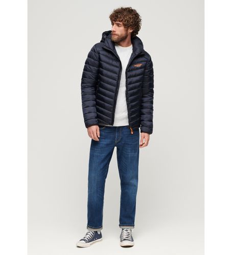 M5011835A Veste matelassée à capuche Fuji (XXL), Casuel, Nylon, Manche longue, Marine - Superdry - Modalova