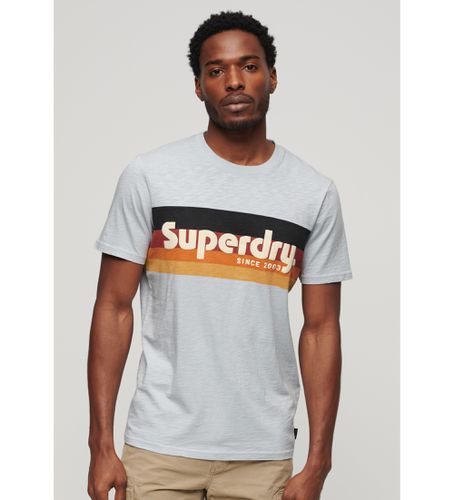 M1011904A T-shirt rayé avec logo Cali (3XL), Casuel, Coton, Manche courte - Superdry - Modalova