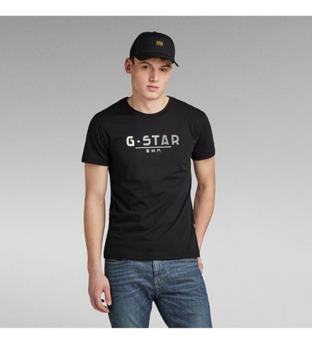 D25016-336-6484 T-shirt à logo multiple (M), Casuel, Manche courte, Le coton biologique, Durable - G-Star - Modalova