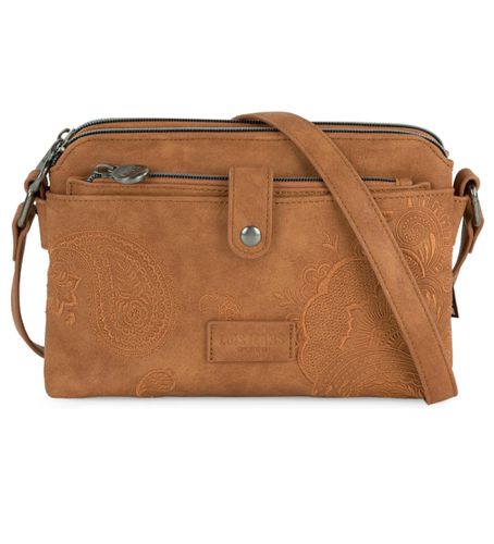 Sac à bandoulière à double compartiment 302693 couleur camel (OSFA), Casuel, Synthétique, Imitation cuir - Lois Jeans - Modalova