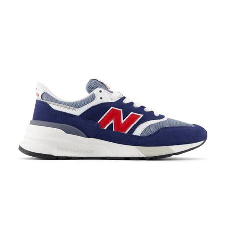 Unisex. U997RV1 Baskets en cuir 997R (40), Plat, Lacets, Casuel, Marine - New Balance - Modalova