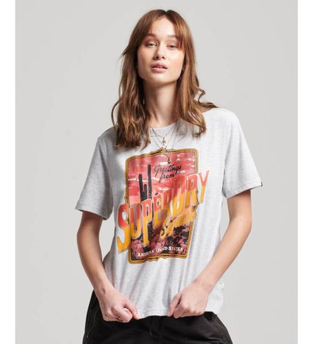 W1011262A T-shirt avec graphisme Travel Souvenir (XXS), Casuel, Coton, Manche courte - Superdry - Modalova