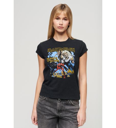 W1011314A T-shirt Iron Maiden (XS), Casuel, Coton, Manche courte - Superdry - Modalova