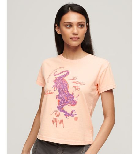 W1011555A T-shirt Komodo Kailash Dragon (XS), Casuel, Coton, Manche courte - Superdry - Modalova