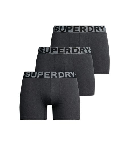 M3110452A Pack 3 Boxer Marca (S), Homewear, Le coton biologique, Durable - Superdry - Modalova