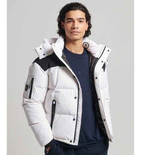 M5011519A Veste matelassée à coupe carrée avec capuche (S), Casuel, Polyester, Durable - Superdry - Modalova