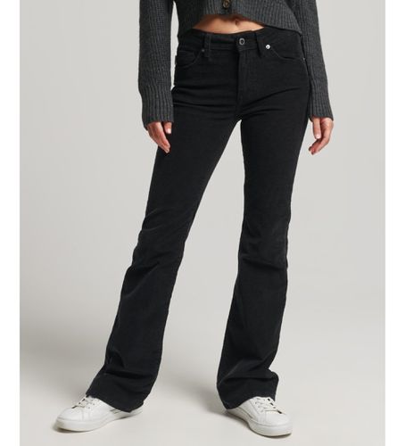 W7010445A Jean skinny en velours côtelé à jambe évasée et taille moyenne (26/31), Casuel, Coton - Superdry - Modalova