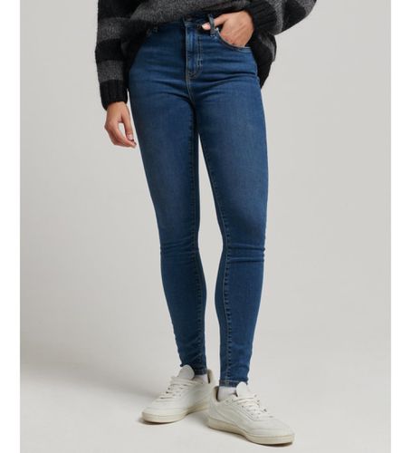 W7010796A Jean skinny à taille haute en coton biologique (24/30), Denim, Polyester, Durable - Superdry - Modalova