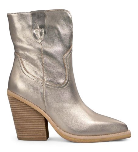 V240107 Bottes en cuir avec fermeture éclair sur le côté (36), 8 à 10 cm, Casuel - Alma en pena - Modalova