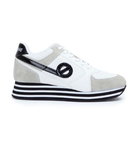 KNHAUN0 Parko Jogger - Baskets en daim - Blanc (36), 3 à 5 cm, Cuir, Lacets, Casuel - NO NAME - Modalova