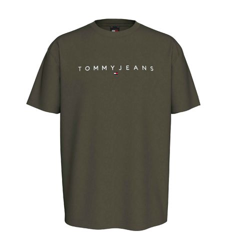 DM0DM17993 T-shirt à col rond avec logo (S), Casuel, Coton, Manche courte - Tommy Jeans - Modalova