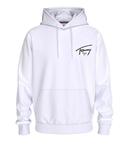 DM0DM19229 Sweat-shirt avec logo Tommy signature (M), Casuel, Le coton biologique, Durable - Tommy Jeans - Modalova