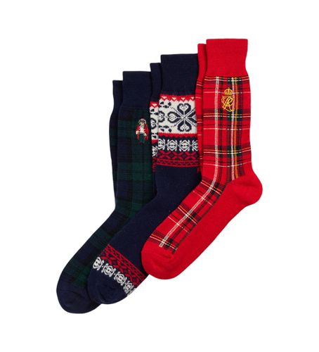 Paquet de 3 paires de chaussettes cadeaux , (43-46), Homewear, Laine - Polo Ralph Lauren - Modalova