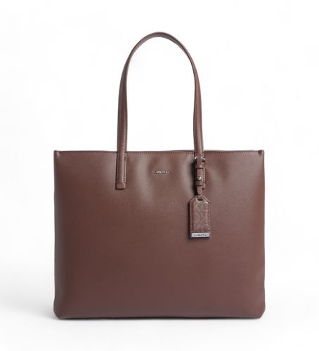 K60K612547 Sac fourre-tout en Saffiano marron (OSFA), Casuel, Polister recyclé - Calvin Klein - Modalova