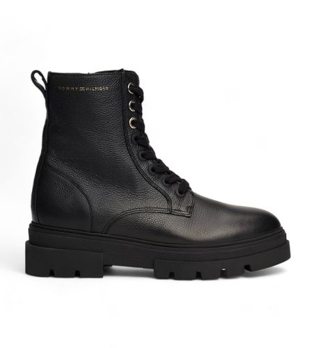 FW0FW08160 Bottes en cuir avec semelles cloutées (36), 5 à 8 cm, Fermeture éclair, Casuel - Tommy Hilfiger - Modalova