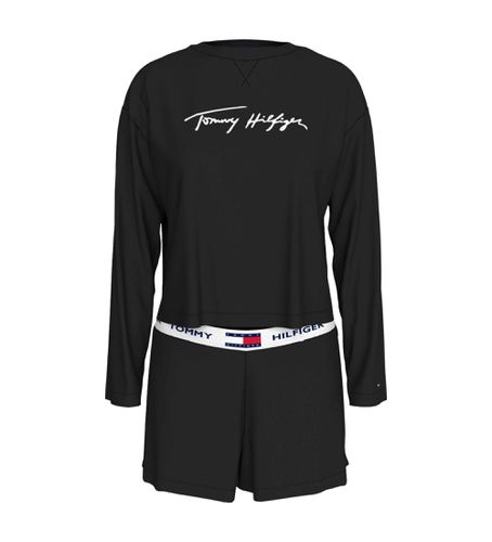 UW0UW05630 Short et T-shirt de pyjama Heritage avec logo (L), Homewear, Coton, Manche longue, Durable - Tommy Hilfiger - Modalova