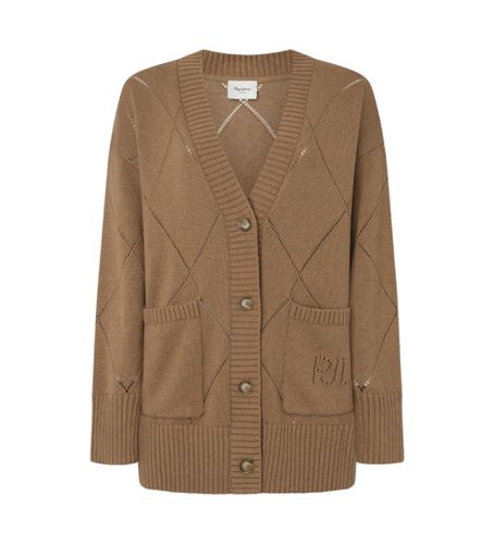 PL702213 Cardigan Idris marron (XS), Casuel, Coton, Manche longue - Pepe Jeans - Modalova