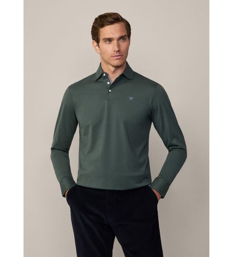 HM550970 Polo pima (S), Casuel, Coton, Manche longue - Hackett London - Modalova