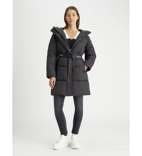 J20J224122 Manteau en duvet de plumes en nylon avec ceinture noire (L), Casuel, Nylon recyclé - Calvin Klein Jeans - Modalova