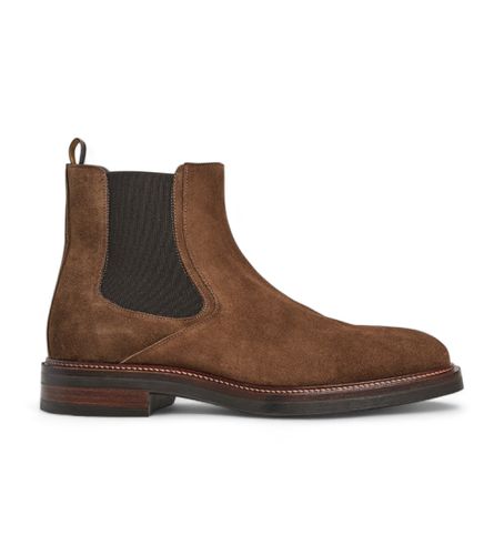 HMS21409 Egmont Master bottes en cuir marron (43), Plat, Aucun, Casuel - Hackett London - Modalova