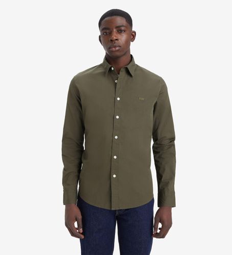 Chemise moulante avec marque Battery verte (XS), Casuel, Coton, Manche longue - Levi's - Modalova