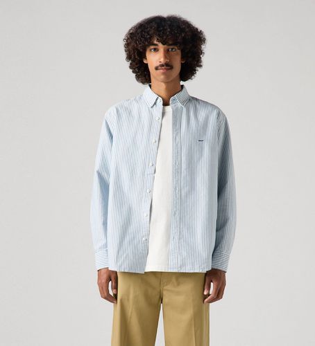 A7210-0023 Authentique chemise bleue à boutons (L), Casuel, Coton, Manche longue - Levi's - Modalova