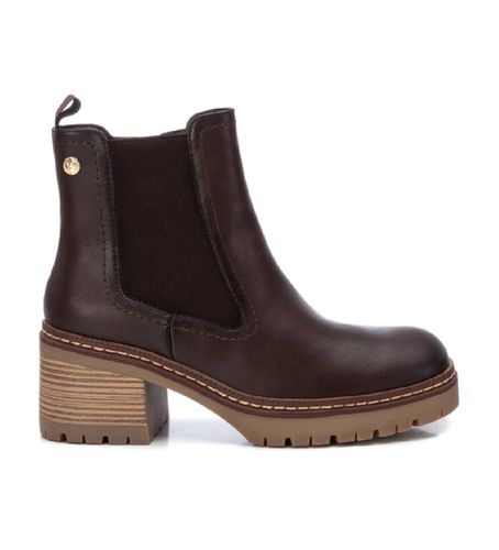 MARRON Bottines 143370 marron (37), 5 à 8 cm, Fermeture éclair, Casuel - Xti - Modalova