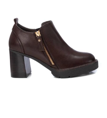 MARRON Bottines en cuir 161861 marron (37), 5 à 8 cm, Fermeture éclair, Casuel - Carmela - Modalova