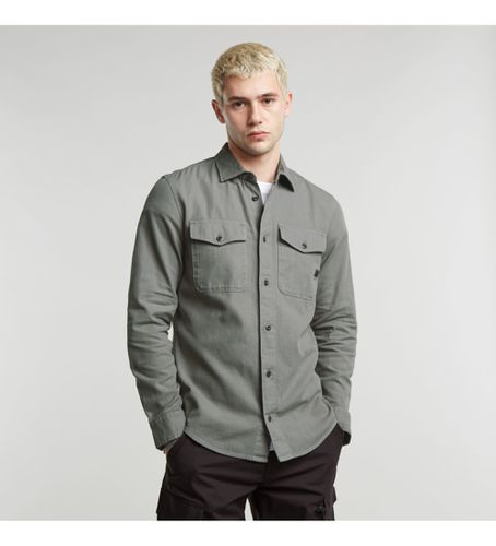 D24963-D454-G493 Slim Shirt (XS), Casuel, Gris, Coton, Manche longue, Durable - G-Star - Modalova