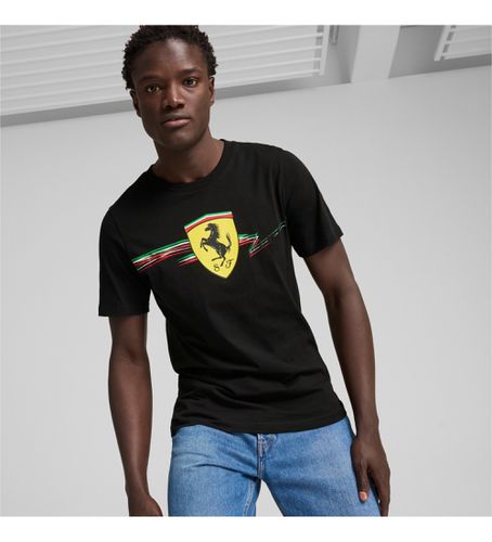 T-shirt Ferrari Race Big Shi (S), Casuel, Coton, Manche courte, Durable - Puma - Modalova