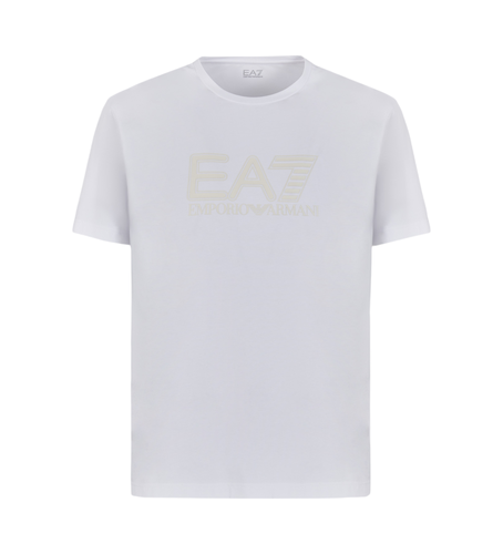 DPT62_PJVQZ T-shirt à manches courtes et col ras du cou en coton extensible . (3XL), Casuel, Sport, Multisport, Manche - EA7 - Modalova