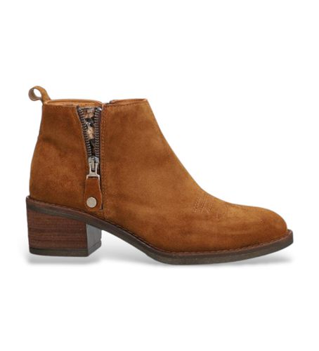 Bottines en cuir Nelly marron (38), 3 à 5 cm, Fermeture éclair, Casuel - Alpe - Modalova