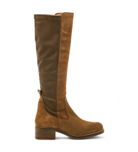 Bottes en cuir Frontier marron (38), 3 à 5 cm, Fermeture éclair, Casuel - Mustang - Modalova