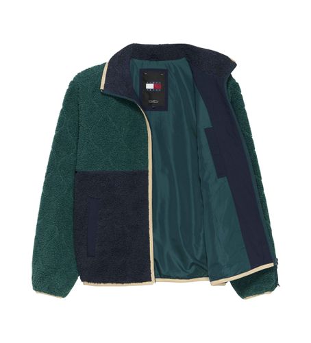 DM0DM19644 Manteau essentiel Teddy (L), Casuel, Vert, Polister recyclé, Durable, Marine - Tommy Jeans - Modalova