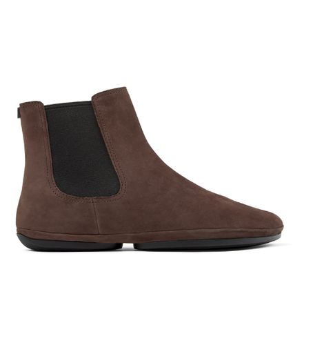 K400705-006 Bottines en cuir Right Nina marron (35), Plat, Aucun, Casuel - Camper - Modalova