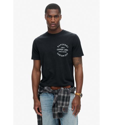 M1012024A Copper Label Chest Graphic T-shirt (M), Casuel, Coton, Manche courte - Superdry - Modalova