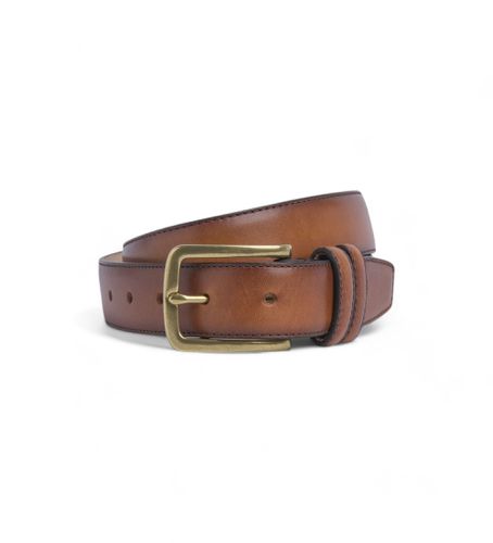 HM413511 Ceinture en cuir brossé marron clair (23 cm), Casuel - Hackett London - Modalova