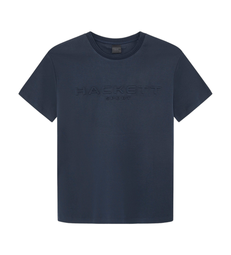 HM500829 T-shirt Hs Embossed (XS), Casuel, Coton, Manche courte, Marine - Hackett London - Modalova