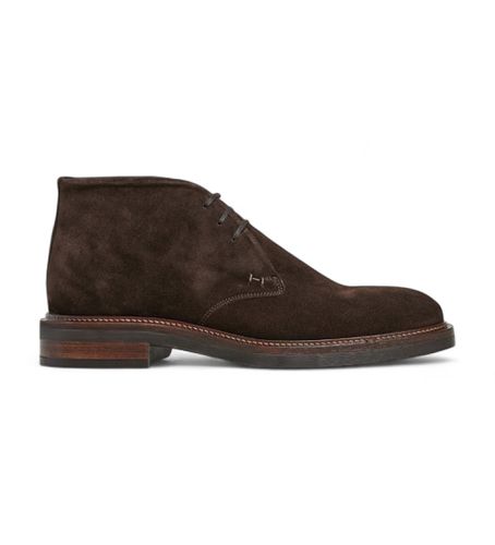 HMS21412 Egmont - Bottines en cuir Safari marron (40), Plat, 1 à 3 cm, Lacets, Casuel - Hackett London - Modalova