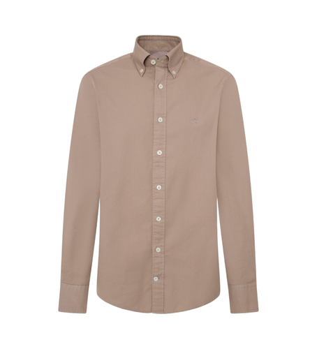 HM3010028 Chemise Ess Gmt Dyed Oxford (M), Casuel, Coton, Manche longue - Hackett London - Modalova