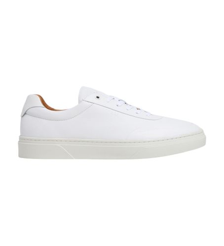 HMS21415 Hackney Basket Leather Sneakers (41), Cuir, Blanc, Plat, Lacets, Casuel - Hackett London - Modalova