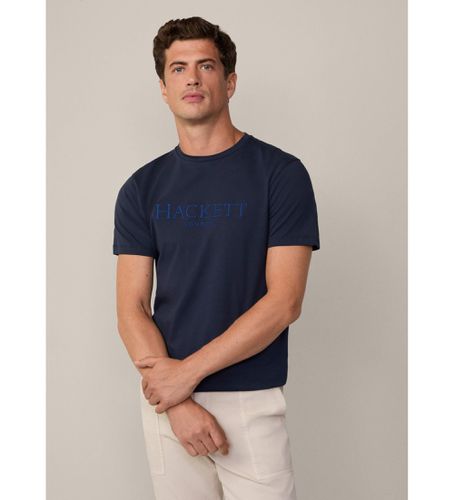 HM500841 T-shirt classique Heritage (XS), Casuel, Coton, Manche courte, Marine - Hackett London - Modalova