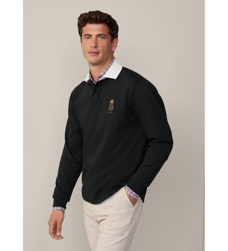 HM570831 Polo Heritage Harry Rugby (S), Casuel, Coton, Manche longue - Hackett London - Modalova