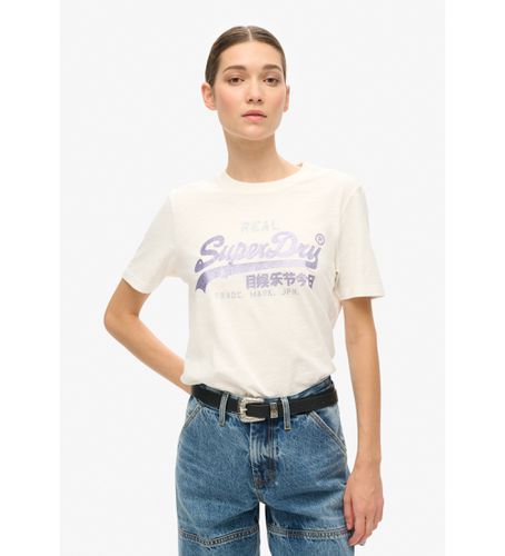 W1011509A T-shirt VL et bordures cassé (M), Casuel, Coton, Manche courte - Superdry - Modalova