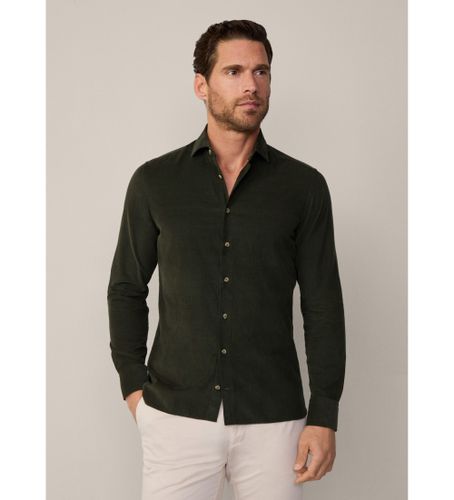 HM3010093 Chemise Smart Babycord verte (XXL), Casuel, Coton, Manche longue - Hackett London - Modalova