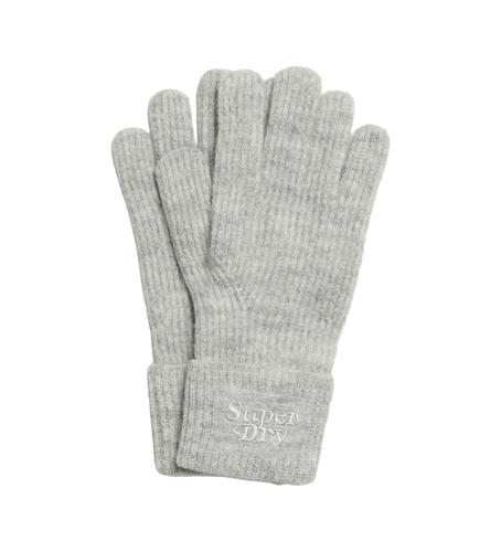 Unisex. Y9310077A Gants en maille côtelée (OSFA), Casuel, Polister recyclé, Durable - Superdry - Modalova