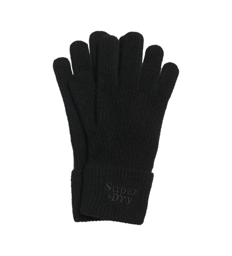 Unisex. Y9310077A Gants souples en tricot côtelé (OSFA), Casuel, Polister recyclé, Durable - Superdry - Modalova