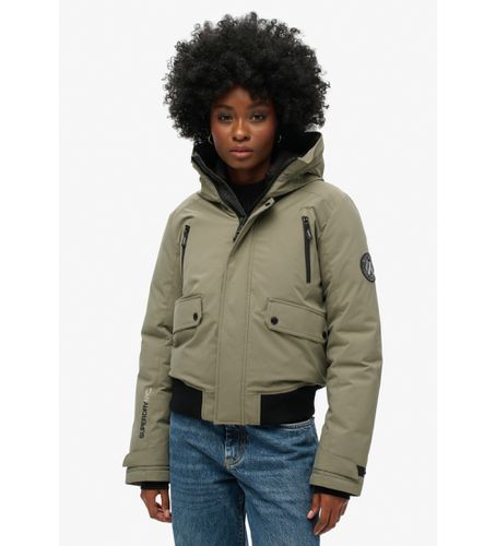 W5011824A Blouson bombardier matelassé City (M), Casuel, Vert, Polister recyclé, Durable - Superdry - Modalova