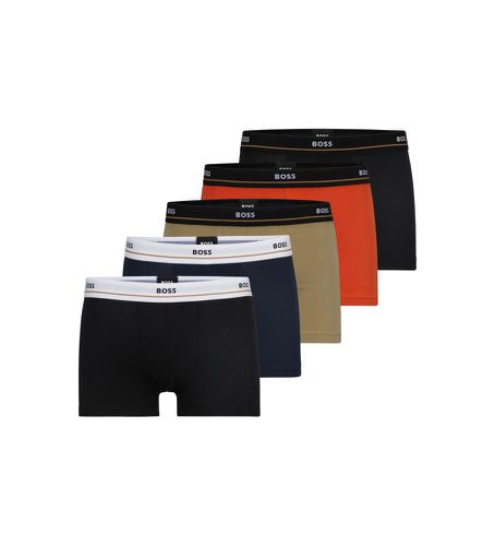 Lot de 5 boxers , , marine, beige, rouge (S), Homewear, Multicolore, Coton - BOSS - Modalova