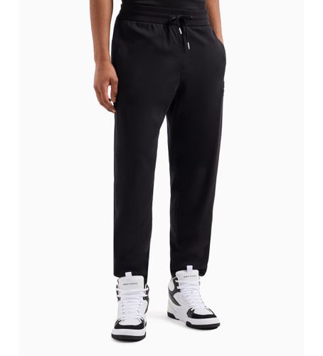 DZPLCZJNNZ1200 Pantalon de jogging ASV en coton interlock avec bande logo noire (L), Casuel - Armani Exchange - Modalova